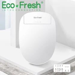 Ecofresh Intelligent Toilet Seat Electric Bidet Cover Smart Bidet heated toilet seat Led Light Wc smart toilet seat lid