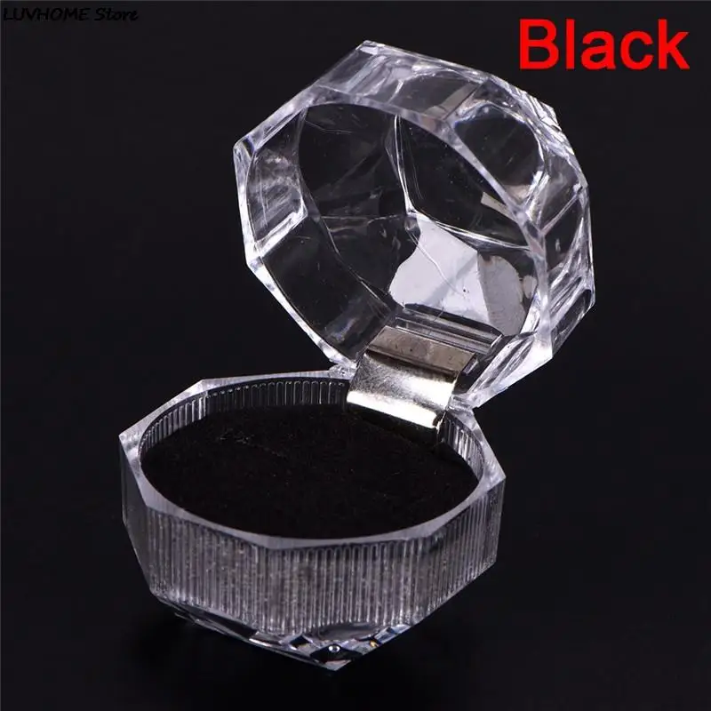 Acrylic Transparent Wedding Packaging Jewelry Box  Jewelry Package Ring Earring Box