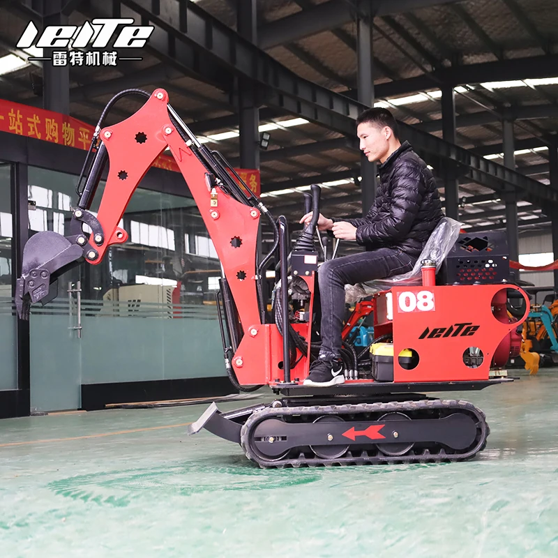 Customizable 800Kg 1 Ton Mini Excavator Small Digger Prominent High Efficiency Shipping Free Online Inquiry