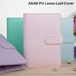 A5/A6 PU Loose Leaf Binder Notebook Inner Core Cover Note Book Journal Planner Refill-Notebooks Office Stationery Supplies