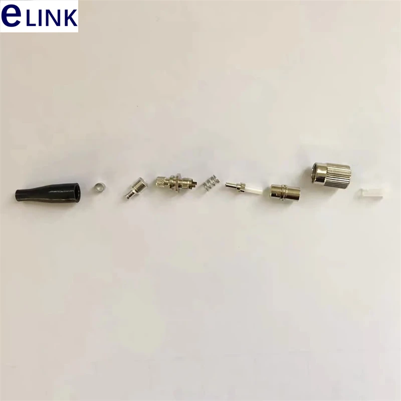 FC fiber optic connector kits with non standard hole 10pcs ceramic ferrule MM 200um 300um 400um free shipping ELINK