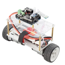 Arduino – kit de châssis de voiture Robot auto-équilibré, Mini voiture RC à 2 roues avec moteur DC 12V, Kit de pièces de programme de jouets à monter soi-même