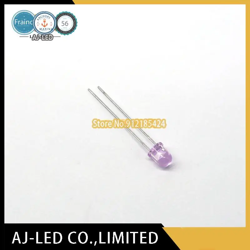 20pcs/lot QED423 high output power pink purple emission wavelength 880nm infrared light emitting diode 5mm angle 30