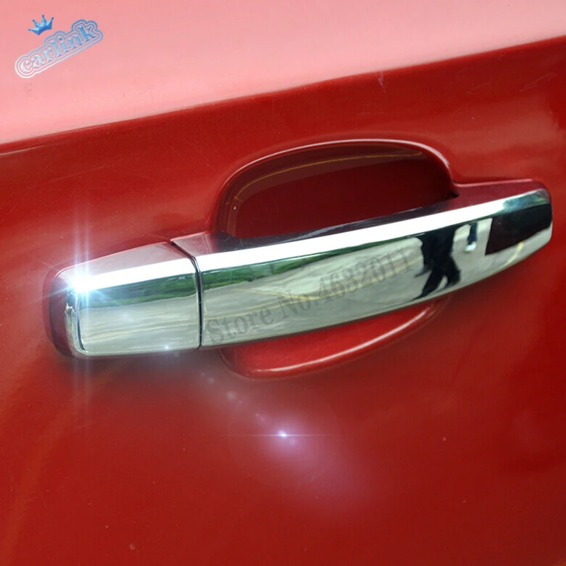 

For Subaru Outback 2015 2016 2017 ABS Chrome car Door Handle decoration Overlay Cover trim Car Styling Accessories 8pcs