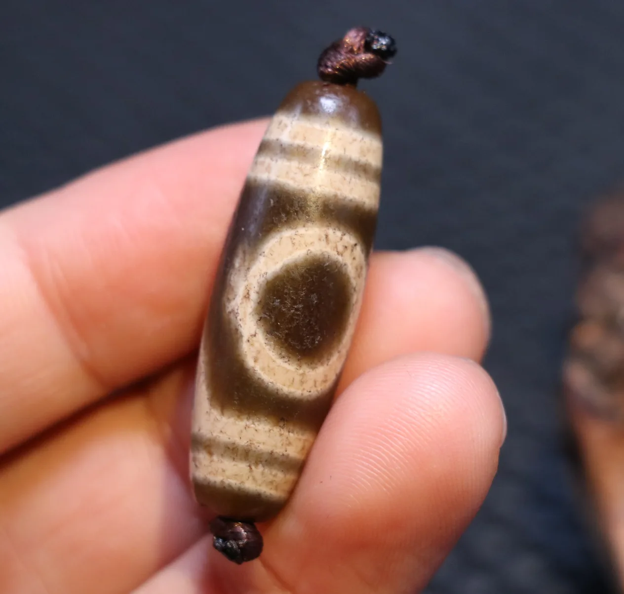 Ultra Energy Tibetan Old Agate 1 Eye Top Success Peak dZi Bead Amulet Fit For Making Bracelet Talisman 5A+ T UPD211202A15