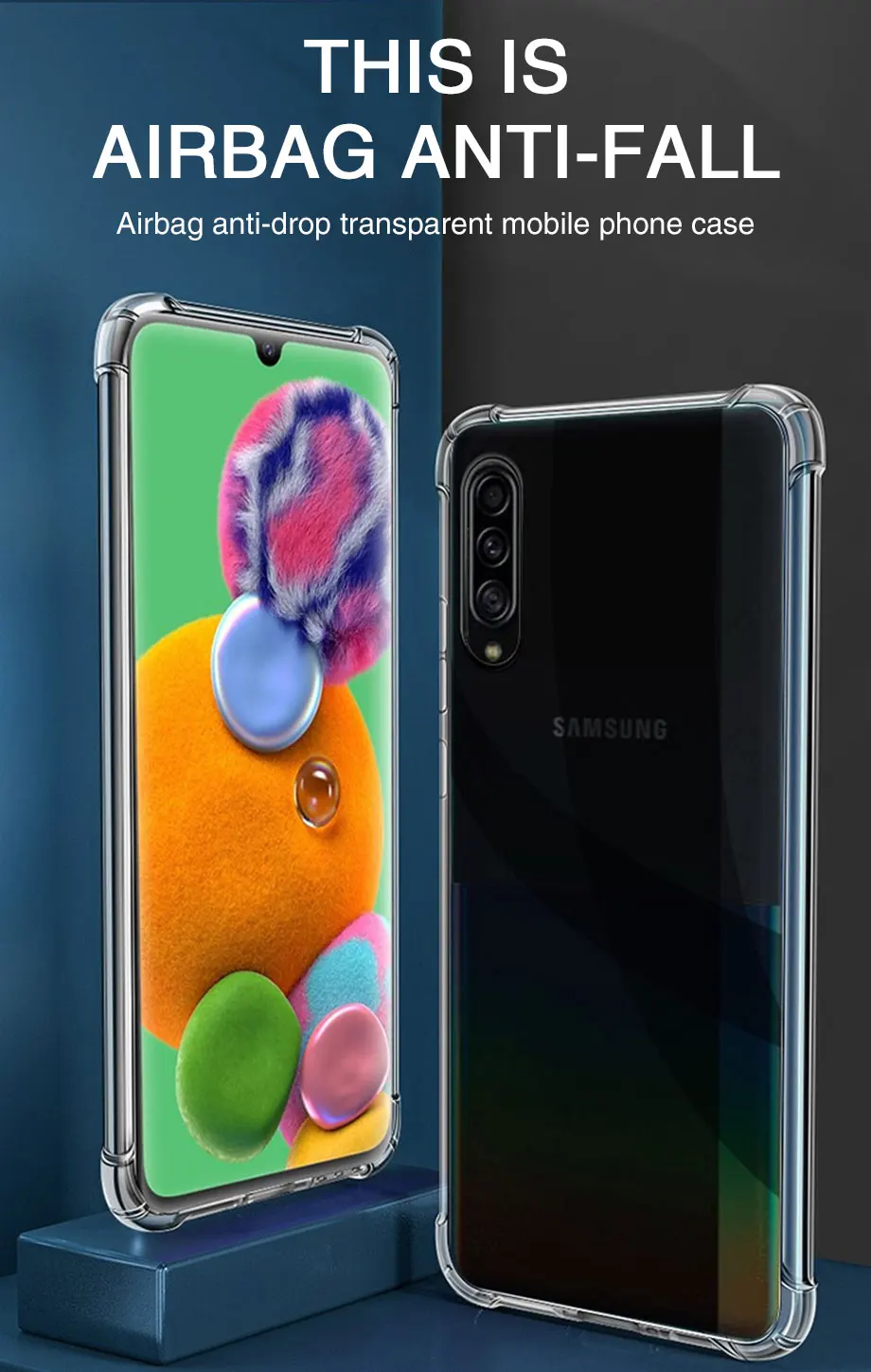 Transparent Shockproof Phone Case For Samsung Galaxy A50 A51 A70 A31 A11 A71 A10 A20E A20 A30 A50S A12 A30S Silicone Back Cover
