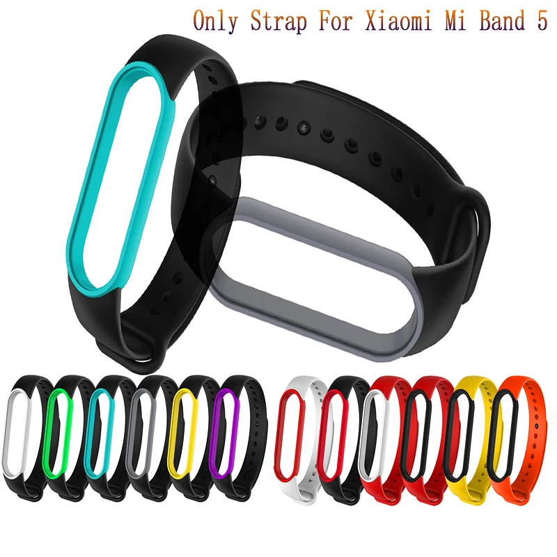 

Sport Strap For Xiaomi Mi Band 5 6 Soft Silicone Wrist Strap For Mi band 6 Graffiti style Bracelet For Xiaomi Mi Band 6 5 Strap