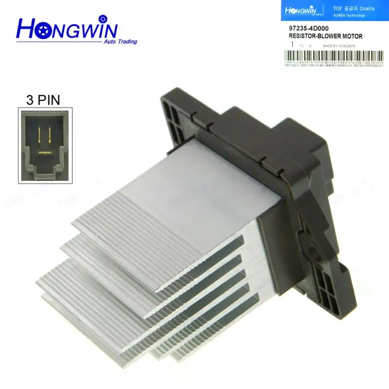 

97235-4D000 Radiator Fan Blower Motor Resistor For Kia Sedona Hyundai Entourage 3.8L 2006 2007 2008 972354D000 97235-3SAA0