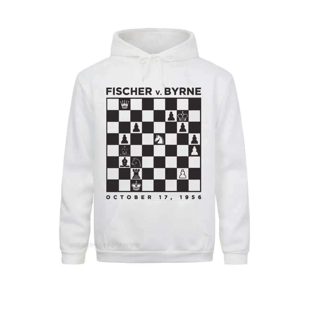 Men Hoodie Chess Cotton Tees King Queen 60s Board Game Horse Fan Player Dad Pullover Hoodie Crew Neck Sweasweater 3D Printing