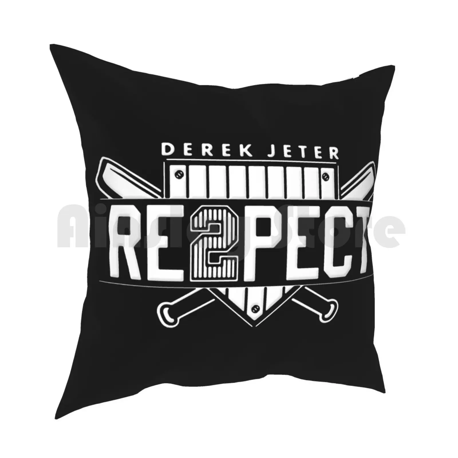 Respect Derek Jeter Pillow Case Printed Home Soft Throw Pillow Respect Derek Jeter Respect Derek Jeter Derek Jeter Derek