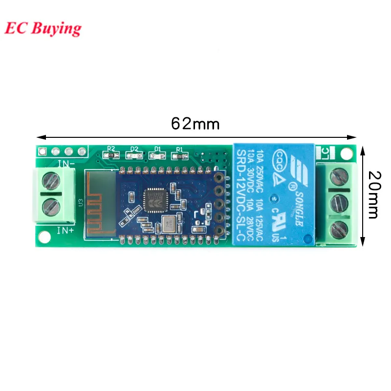 5V 12V 1 2 4 Channel Way Bluetooth-compatible Relay Module IoT Smart Home Mobile Phone APP Remote Control Switch Board SPP-C