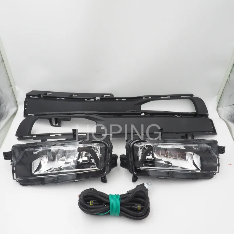 Hoping Front Bumper Fog Light For VW Transporter Multivan Caravelle T7 2016 2017 2018 2019 With Fog Light Cover With Wires