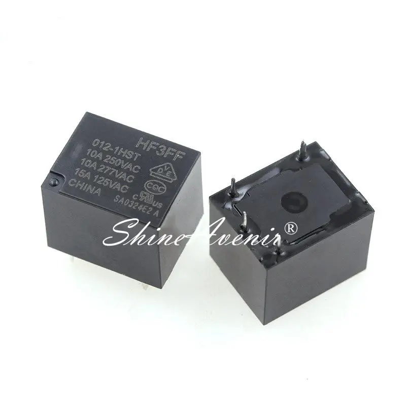 5pcs/lot Relay HF3FF-005-1HST 012-1HST 024-1HST 5V 12V 24V 4PIN HF3FF-005-1ZST 012-1ZST 024-1ZST 5PIN Original in stock