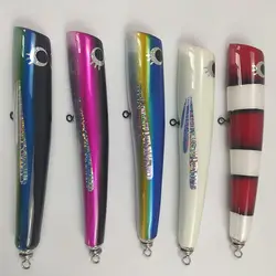 Napalm Carpenter Wood Floating Diving Popper Stickbait Fishing Lure Medium Heavy Popping for , Kingfish, BluefinTuna