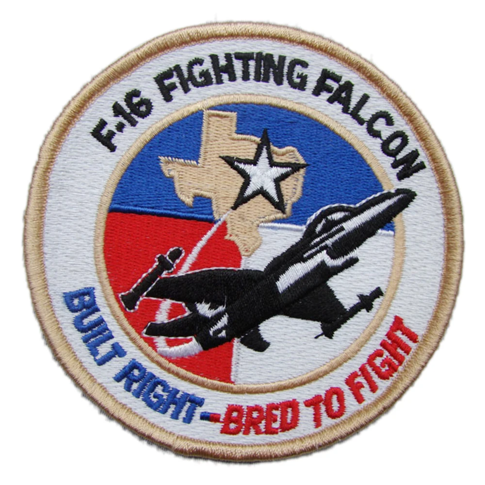 

UNITED STATES AIR FORCE USAF F-16 FIGHTING FALCON EMBROIDERED PATCH