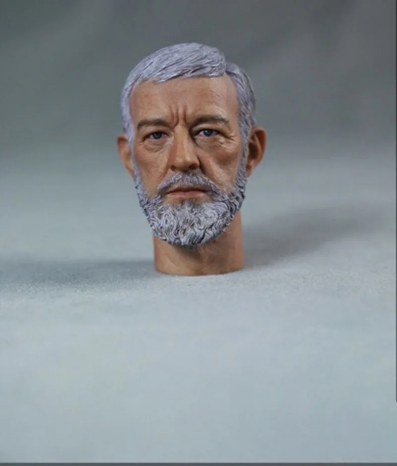 1/6 Scale Alec Guinness Head Sculpt PVC Head Carving Model For 12\