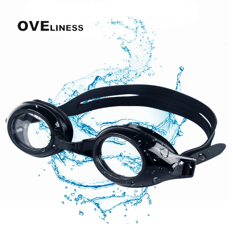 Patent design myopia swimming goggles, anti-fog and waterproof high-definition large-frame swimming goggles, custom-made degree