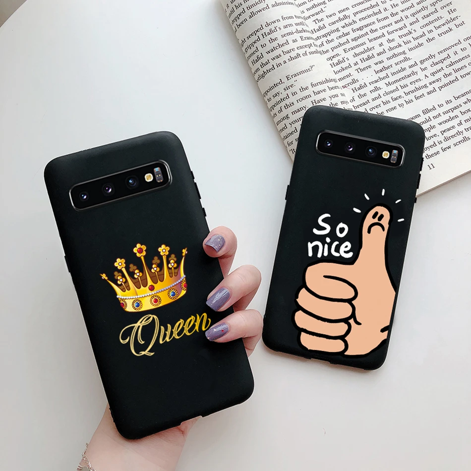 Cute Cat Cactus Cartoon Case For Samsung Galaxy S10 S10e 4G Candy TPU Silicone Soft Case for Samsung Galaxy S10 Plus Back Cover