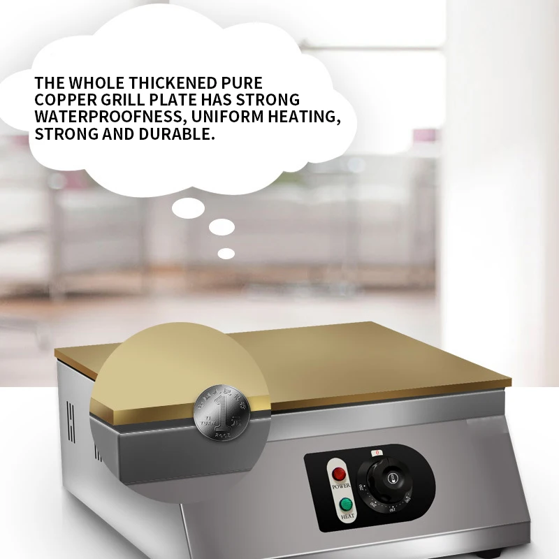 1700 ワットスフレメーカーワッフルメーカーマフィンメーカードーナツ機製品肥厚純銅グリドル
