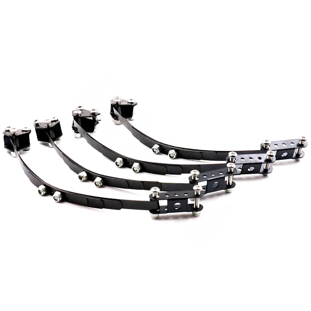 

1 Pair Steel Plate Spring Leaf With Hanging Ear Bracket for 1/10 D90 D110 TF2 DIY RC Climbing Car Accessories