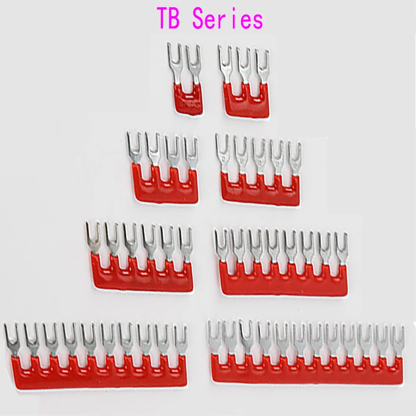 

10pcs/lot TB2502 2503 2504 2505 2508 2510 2512 2 to 12 position Wiring Shorting Bar Connector Terminal Block Connector