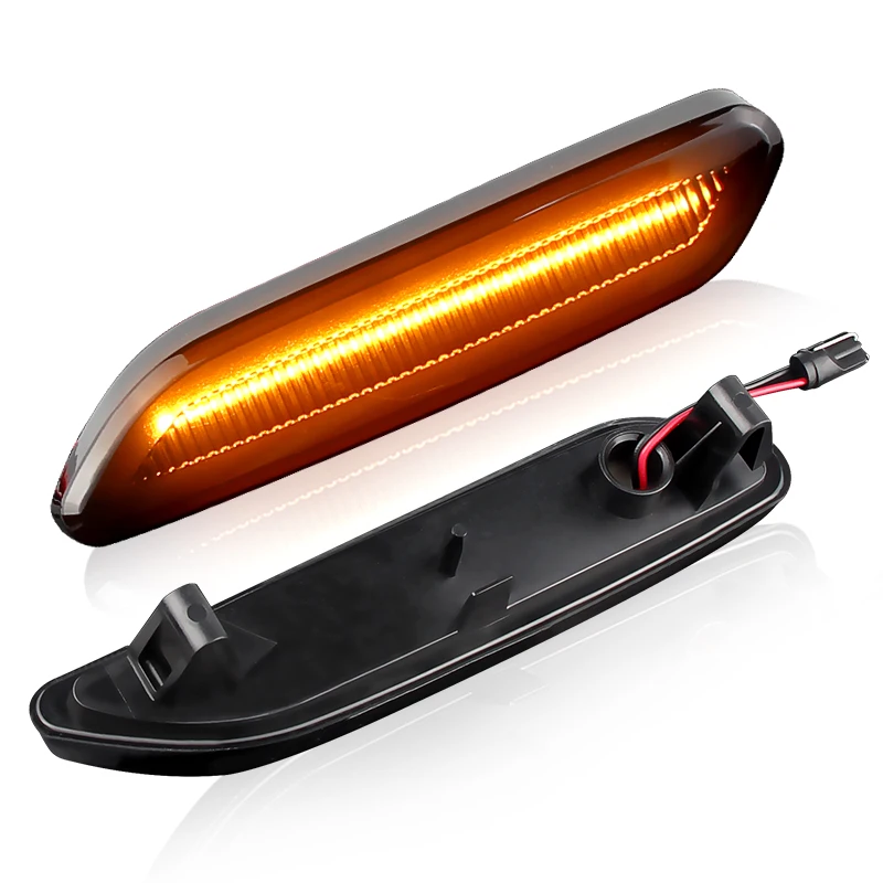 2PC Canbus High Quality For BMW MINI COOPER R60 R61 COUNTRYMAN PACEMAN  LED Side Marker Indicator Lamp Turn Signal Fender Lights