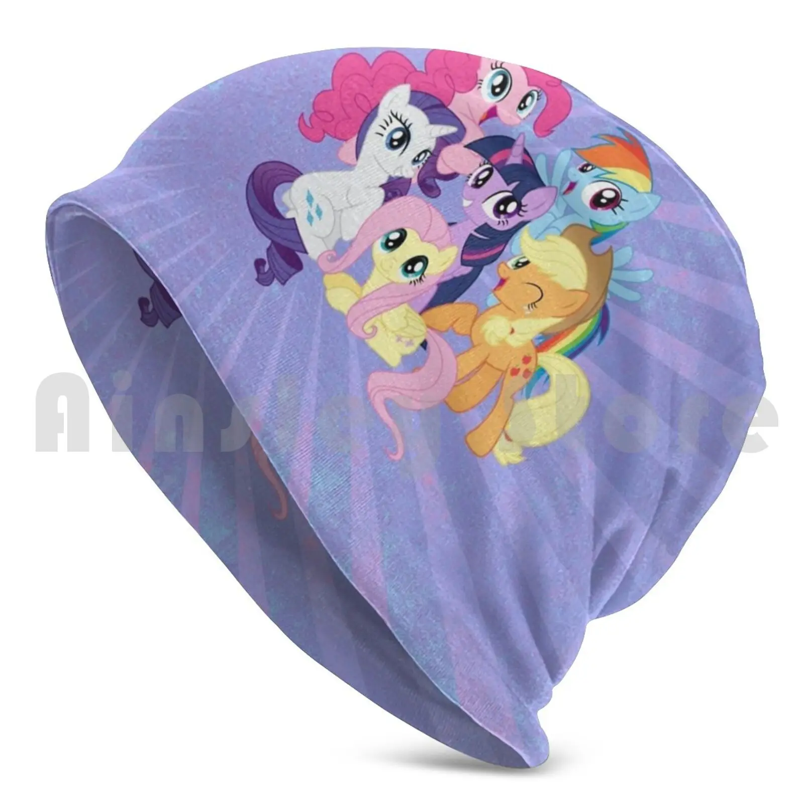 My Little Ponies Beanie Hedging Cap DIY Print Cushion Horse Equine Equestrian Stallions Show Jumping Show Jumping Horse