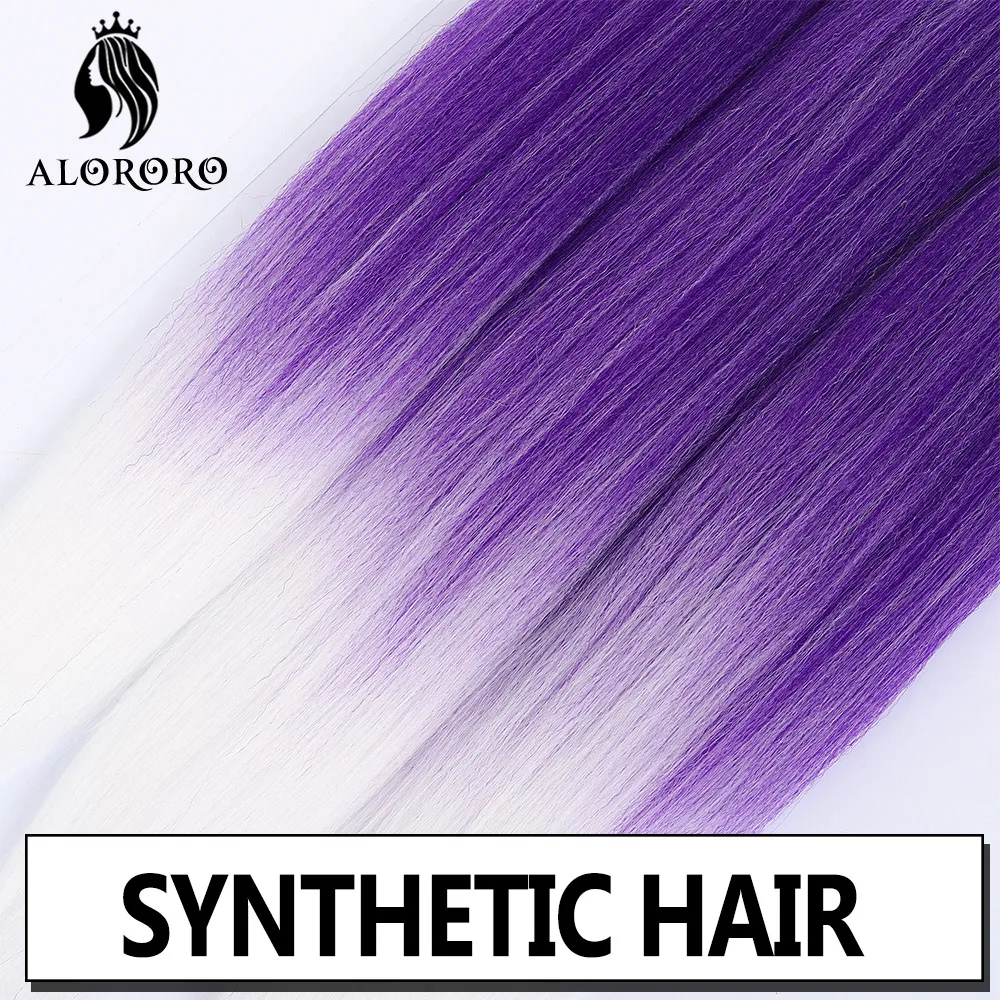 26 Zoll Vorgedehntes Flechthaar aus Synthetikfasern, Lange Box Braids, Knotless Braids, für Schwarze Frauen, DIY-Schutzfrisur – Detail 15