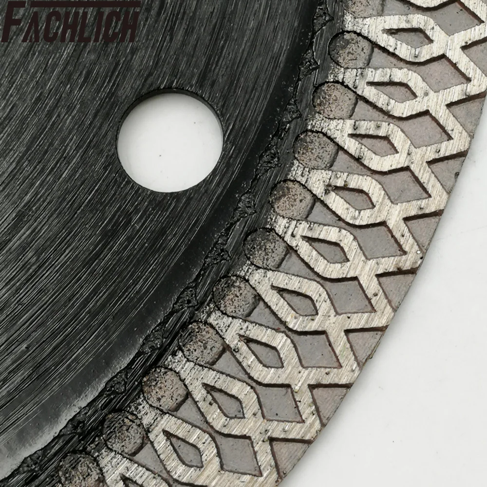 FACHLICH 1pc 4/4.5/5/7/8/9/10/12" X Mesh Turbo Diamond Saw Blade Tile Cutter Porcelain Marble Ceramic Circular Dry Cutting Disc