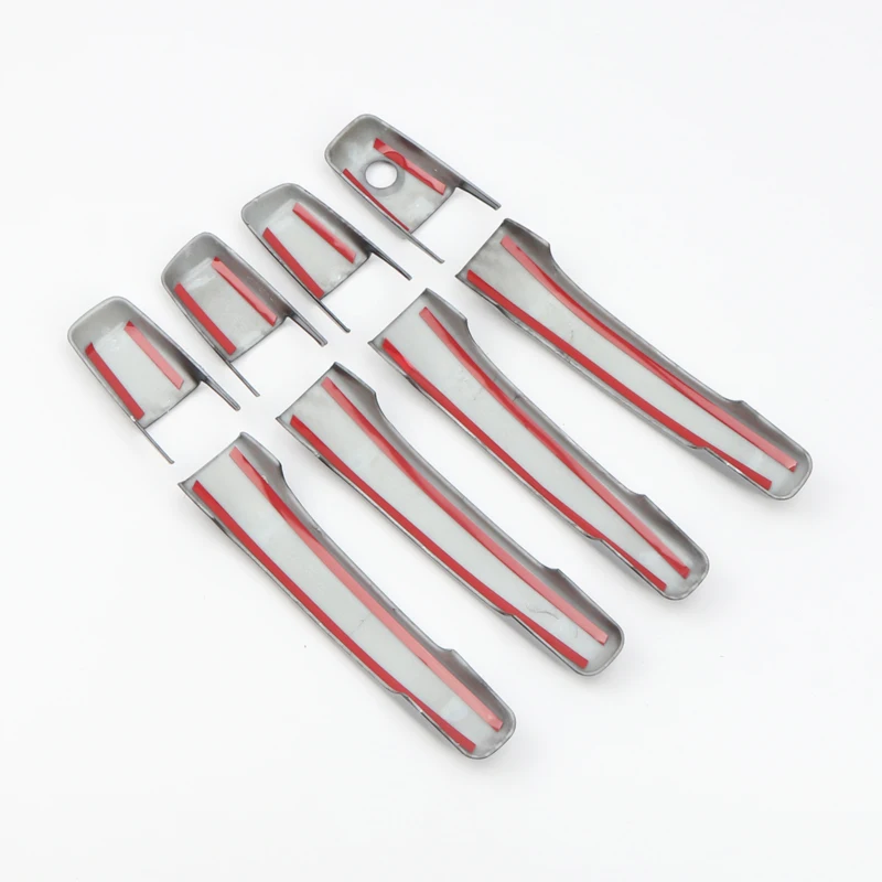 Car Accessories For Mitsubishi Pajero V80 V93 V95 V97 V98 2007-2021 ABS Chrome Exterior Door Handle Cover Trim 8pcs