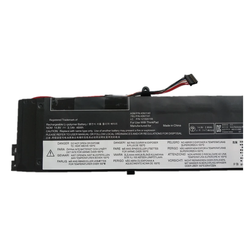 New 45N1140 45N1141 45N1138 45N1139 121500158 121500159 Laptop Battery For Lenovo ThinkPad S3 S431 S440 TOUCH V4400U 20AX 20BA