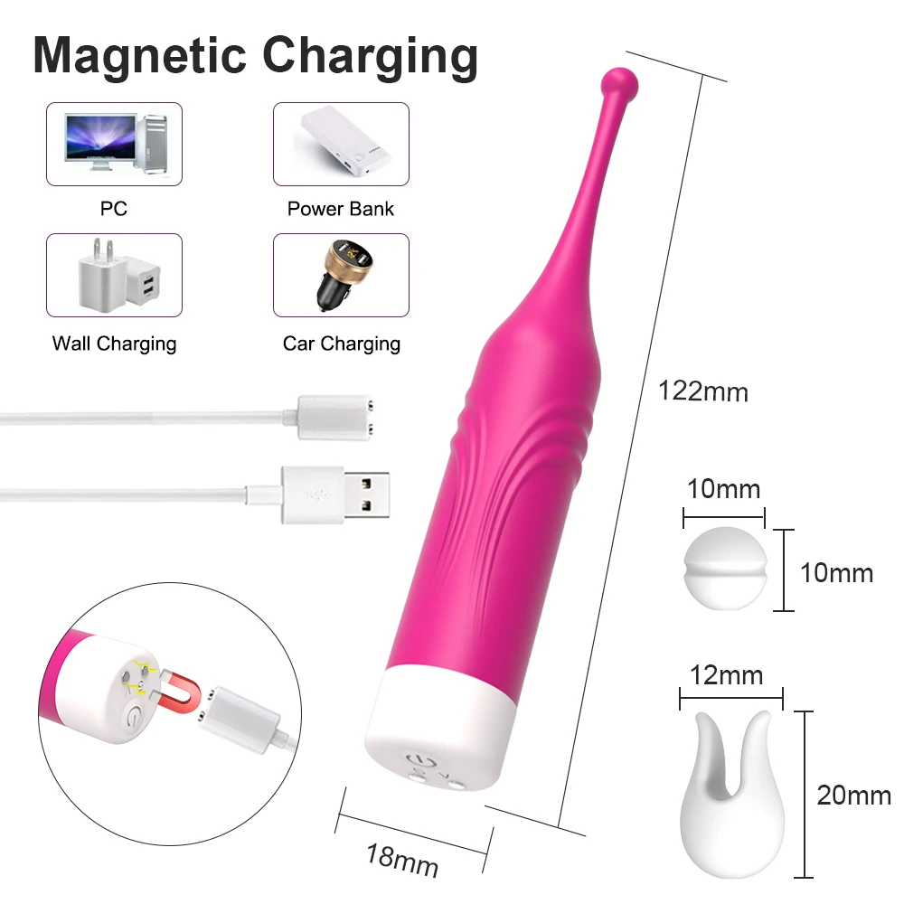 Quick การสำเร็จความใคร่ G Spot Vibrator สำหรับผู้หญิง Vibrating Clitoris เซ็กซ์ทอยสำหรับหญิงคู่สินค้าสำหรับผู้ใหญ่18