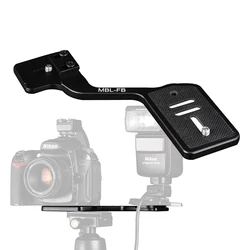 Manbily MBL-FB Camera Quick Release Plate Photoflash Mounting plate Vertical Photo Stand for Canon Nikon Flash