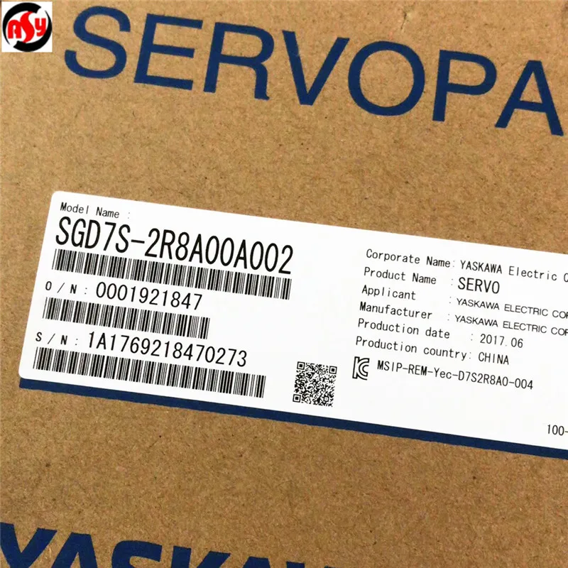 BRAND NEW ORIGINAL SGD7S-2R8A00A SGD7S-2R8A00A002 SERVOPACK AC SERVO DRIVER