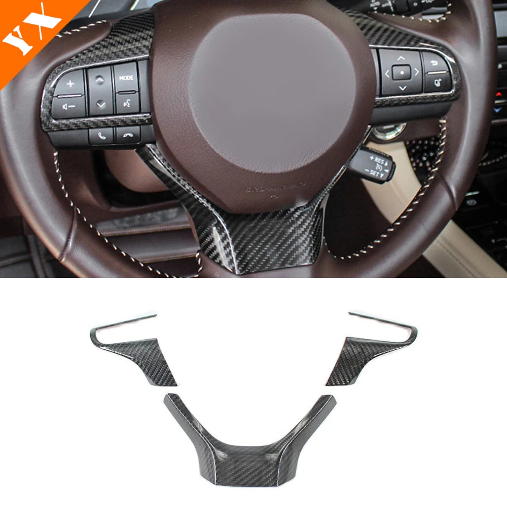 

Real Carbon Fiber For Lexus RX 2018 2019 2020 2021 2022 Car Accessories Car Steering Wheel Switch Decor Sticker Cover Styling