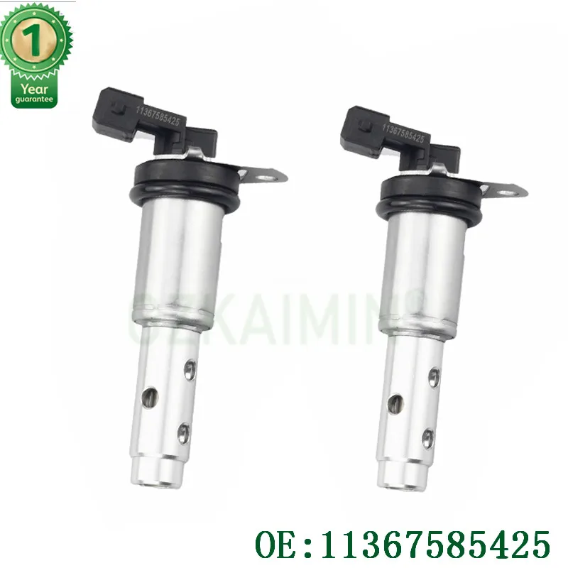 set 2 pcs new Variable Timing Control Valve Solenoid VVT Fit for BMW 11367585425