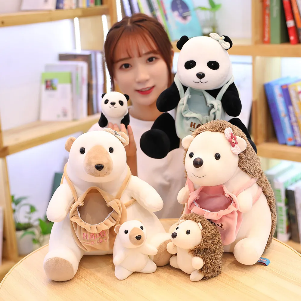 

Creative Cute Mother and Child Series Doll Cartoon Animal Comfy Plush Stuffed Room Car Decor Baby Sleep Present Birthday Gift