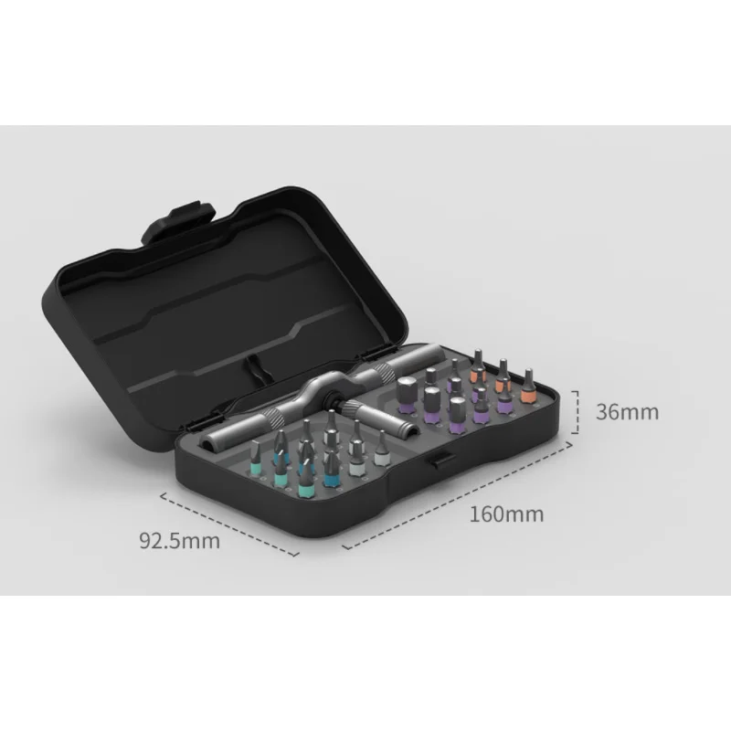 Duka AtuMan RS1 24 in1 لتقوم بها بنفسك مجموعة أدوات صندوق الأدوات الميكانيكية صندوق مفتاح البراغي المقبس مفك السقاطة مجموعة مفاتيح الربط