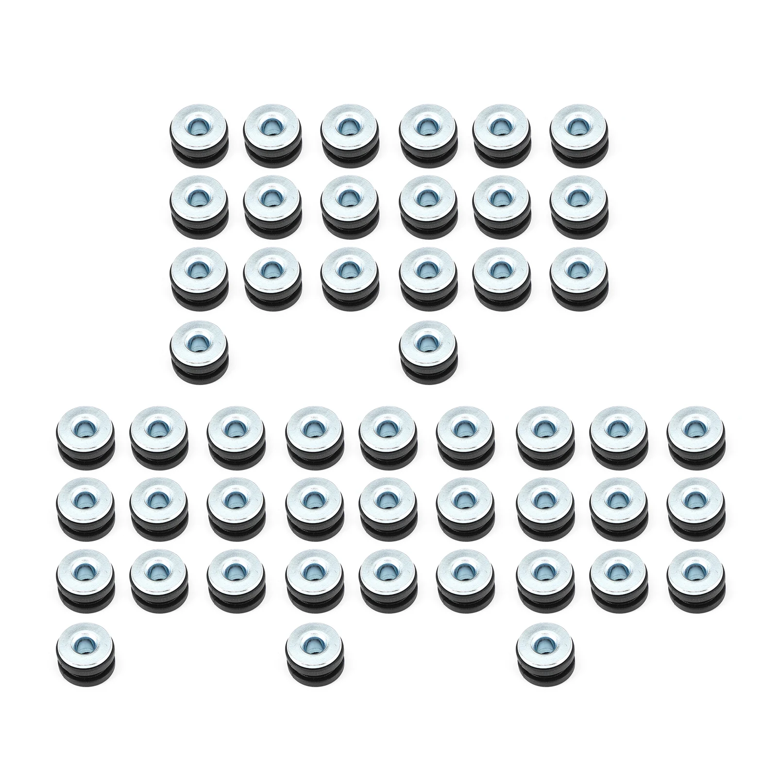 

Areyourshop, 50 упаковок, удобные резиновые прокладки для мотоциклов M6, Комплект болтов, универсальные запасные части для мотоциклов