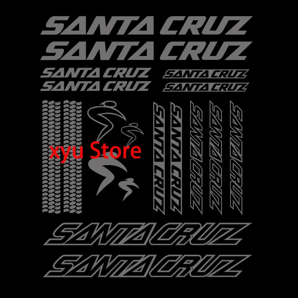 Kit stickers vélo mountain bike Santa Cruz - Déco Sticker Store