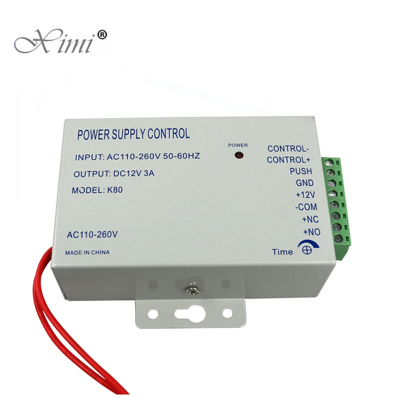 

DC 12V 3A/5A New Door Access Control system Switch Power Supply AC 110~240V Delay time max 15s High Quality Power Supply Control