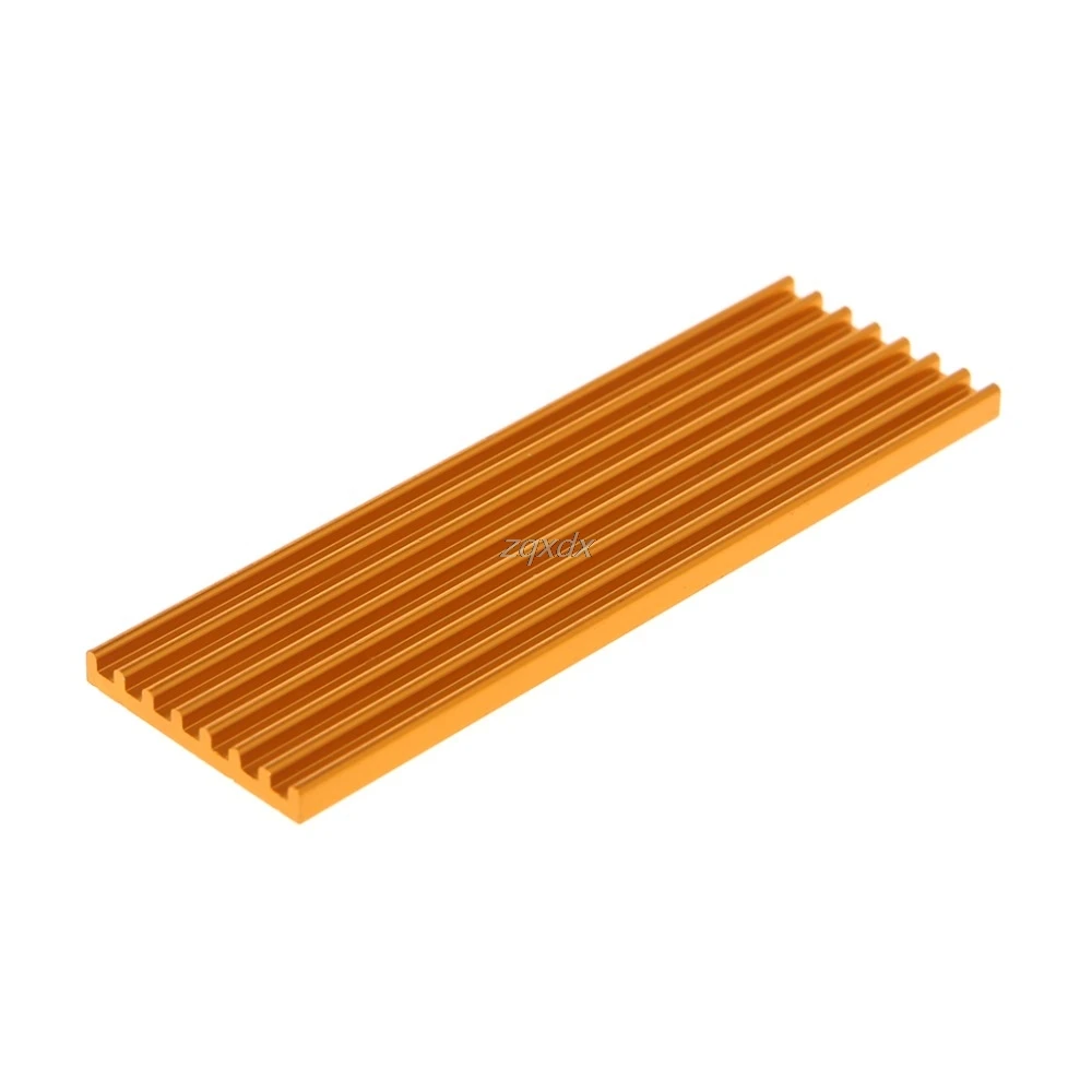 High Quality Aluminum Radiator Heatsink For M.2 PCIE Solid State Disk SSD 2280 70x22x3mm
