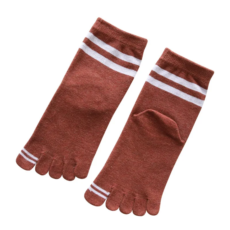 New Cotton Woman Five Finger Socks Female Toe Socks Harajuku Toe Separator Sox Streetwear Autumn Winter 5 Toe Socks