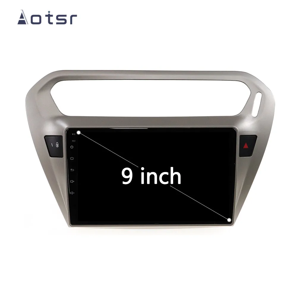 Android 9.0 64GB Car DVD Player GPS Navigation For Peugeot 301 2008-2014 1 din radio Tracker Multimedia head unit Stereo