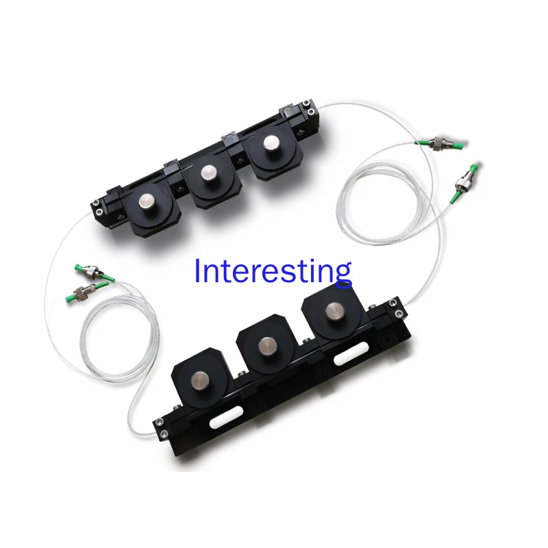 Imagem -02 - Três-anel Controlador de Polarização Manual Mecânico Três-anel Controlador 1550nm Pode Ser Personalizado Conector Longo