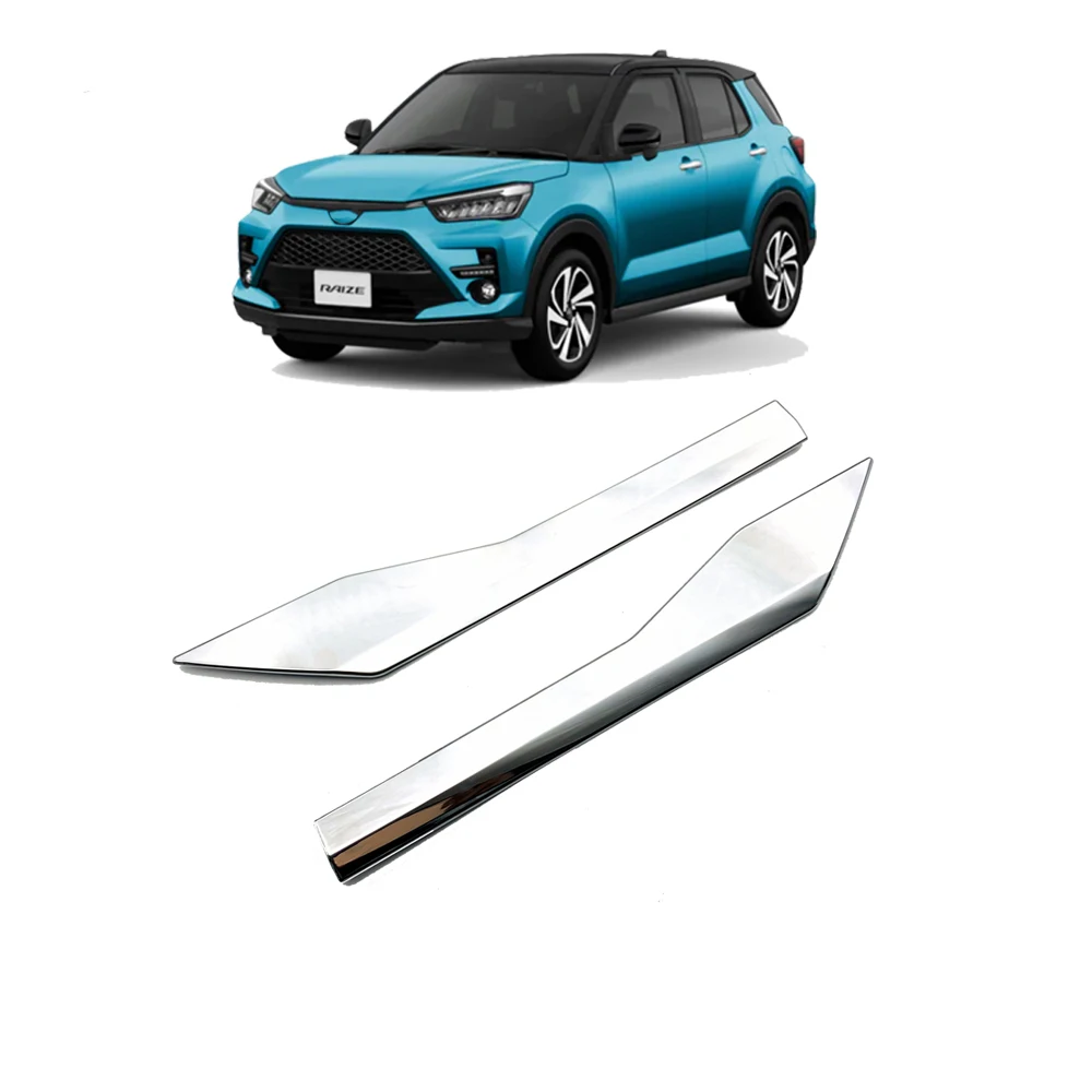 Car Accessories For Toyota Raize A200A/210A 2020 2021 Door Side Molding Trim Sticker ABS Chrome