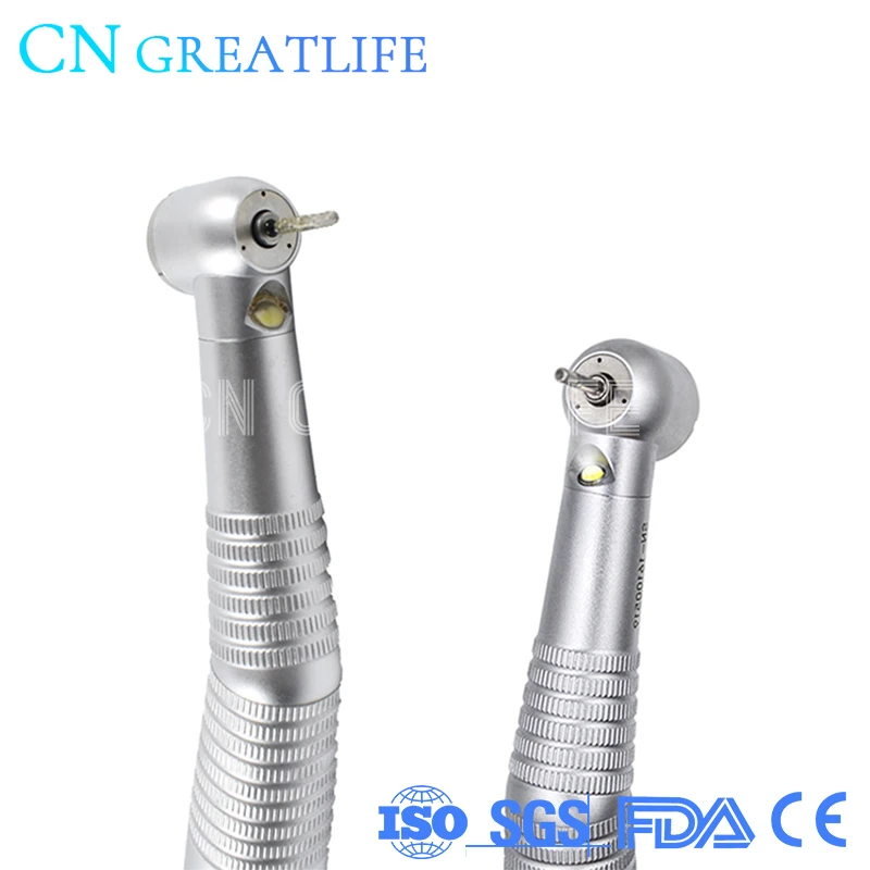 Dental Ceramic Torque Head 3 4 Way Spray Dental Turbina Speed Handpiece Led High Speed Handpiece