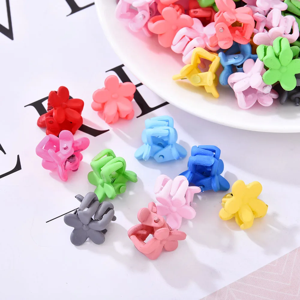 10Pcs/Bag Cute Girls Women Flower Crown Animals Baby Hair Claws Children Hairpins Hair Clips Kid Hair Accessories Random Colors