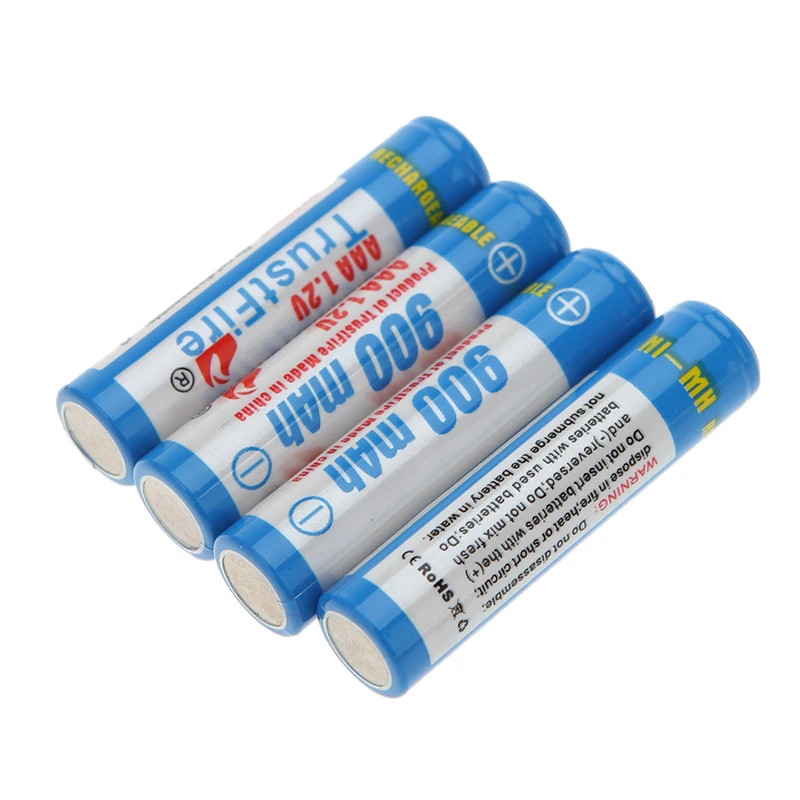 

2pack/lot TrustFire AAA 900mAh 1.2V Battery Rechargeable Ni-MH Batteries With Package Box For Toys Flashlights Remote Controls