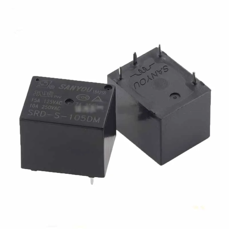 HOT NEW SRD-S-105DM SRD-S-112DM SRD-S-124DM SRD S 105DM 112DM 124DM SRDS105/112/124DM 5V 12V 24V relay 5VDC 12VDC 24VDC 10A 4PIN